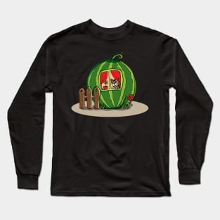 watermelon house Long Sleeve T-Shirt